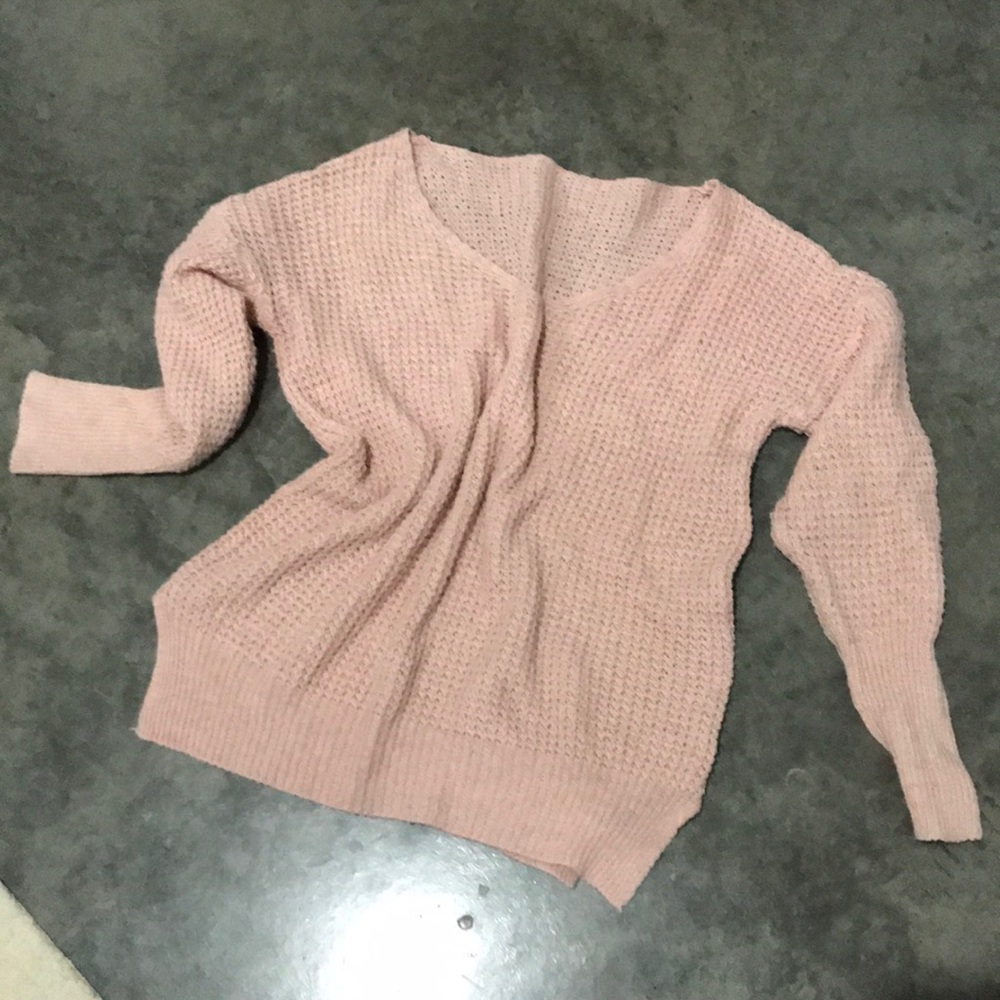 Pink sweater
